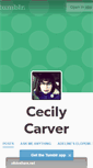 Mobile Screenshot of cecilycarver.tumblr.com