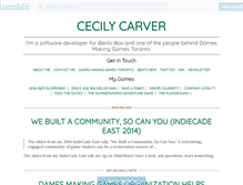 Tablet Screenshot of cecilycarver.tumblr.com