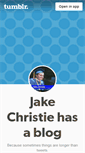 Mobile Screenshot of christiejake.tumblr.com