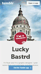Mobile Screenshot of luckybastrd.tumblr.com