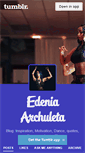 Mobile Screenshot of edeniadancer.tumblr.com