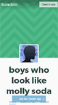 Mobile Screenshot of boyswholooklikemollysoda.tumblr.com