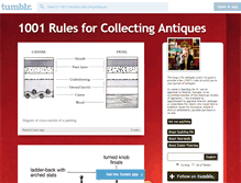 Tablet Screenshot of 1001rulesforcollectingantiques.tumblr.com