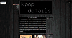 Desktop Screenshot of kpop-details.tumblr.com