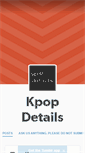 Mobile Screenshot of kpop-details.tumblr.com