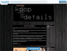 Tablet Screenshot of kpop-details.tumblr.com