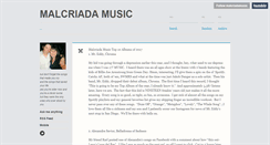 Desktop Screenshot of malcriadamusic.tumblr.com