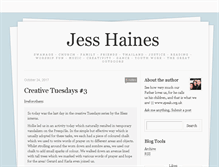 Tablet Screenshot of jess-haines.tumblr.com