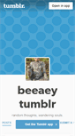 Mobile Screenshot of beeaey.tumblr.com