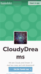 Mobile Screenshot of cloudyshinydreams.tumblr.com