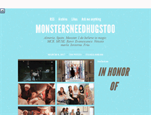 Tablet Screenshot of monstersneedhugstoorawr.tumblr.com