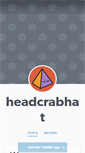 Mobile Screenshot of headcrabhat.tumblr.com