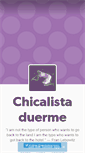Mobile Screenshot of chicalista.tumblr.com