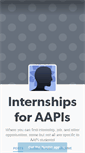 Mobile Screenshot of internshipsforaapis.tumblr.com