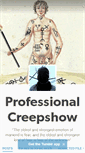 Mobile Screenshot of professionalcreepshow.tumblr.com