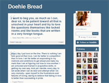 Tablet Screenshot of doehlebread.tumblr.com