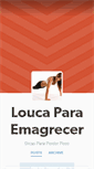 Mobile Screenshot of loucaparaemagrecer.tumblr.com