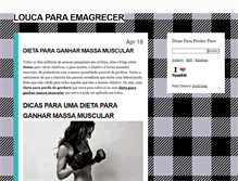 Tablet Screenshot of loucaparaemagrecer.tumblr.com