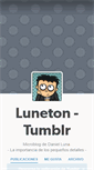 Mobile Screenshot of luneton.tumblr.com