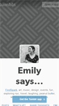 Mobile Screenshot of emilymiethner.tumblr.com