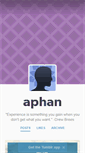 Mobile Screenshot of aphan.tumblr.com