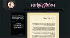 Desktop Screenshot of lalygirl.tumblr.com