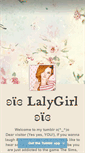 Mobile Screenshot of lalygirl.tumblr.com