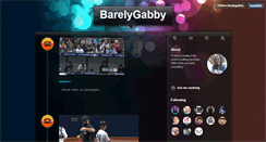 Desktop Screenshot of barelygabby.tumblr.com