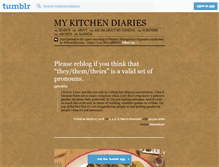 Tablet Screenshot of mykitchendiaries.tumblr.com