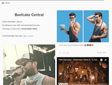 Tablet Screenshot of beefcakecentral.tumblr.com