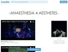 Tablet Screenshot of anaesthesia4aesthetes.tumblr.com