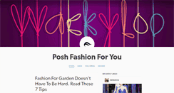 Desktop Screenshot of poshfashion.tumblr.com