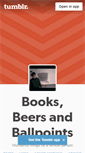 Mobile Screenshot of booksandbeers.tumblr.com