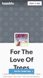 Mobile Screenshot of 4theloveoftrees.tumblr.com