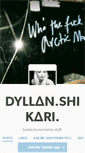 Mobile Screenshot of dyllan-shikari.tumblr.com