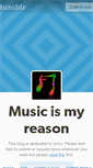 Mobile Screenshot of musicismyreason.tumblr.com