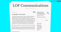 Desktop Screenshot of lofcomm.tumblr.com