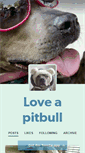 Mobile Screenshot of loveapitbull.tumblr.com