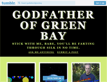 Tablet Screenshot of godfatherofgreenbay.tumblr.com