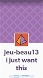 Mobile Screenshot of jeu-beau13.tumblr.com