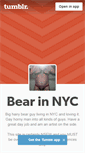 Mobile Screenshot of bearinnyc.tumblr.com