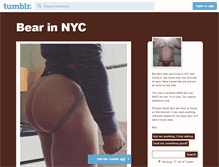 Tablet Screenshot of bearinnyc.tumblr.com