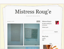 Tablet Screenshot of mistressrouge.tumblr.com