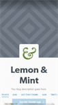 Mobile Screenshot of lemonandmint-theme.tumblr.com