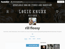 Tablet Screenshot of louieknuxxdtd.tumblr.com