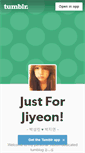 Mobile Screenshot of jiyeon-lover.tumblr.com