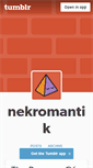 Mobile Screenshot of nekromantik.tumblr.com