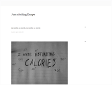 Tablet Screenshot of justaescape.tumblr.com