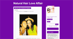 Desktop Screenshot of naturalhairloveaffair.tumblr.com