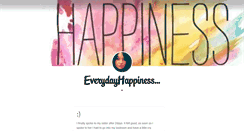 Desktop Screenshot of everydayhappiness.tumblr.com